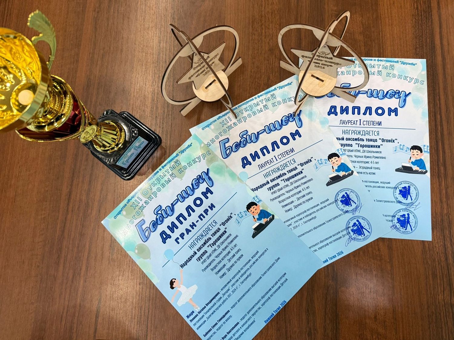 ГРАН-ПРИ "БЕБИ-ШОУ" у асамбля танца "Огонёк"